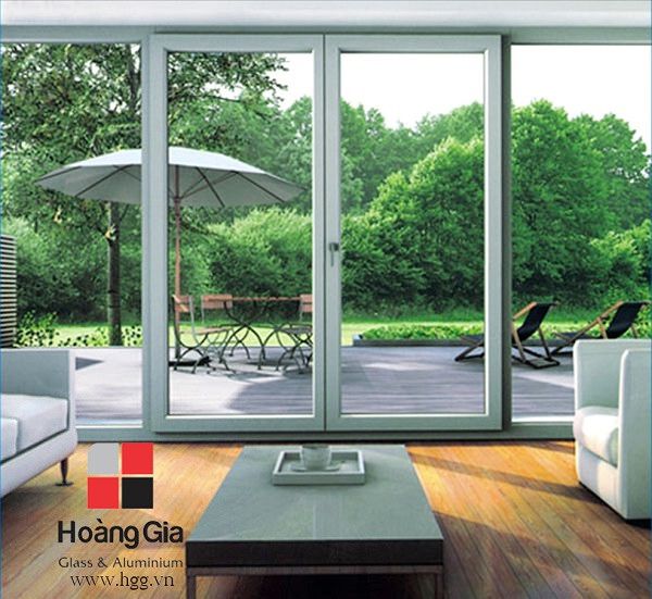 Cửa nh&ocirc;m hệ việt ph&aacute;p cửa ch&iacute;nh ph&ograve;ng kh&aacute;ch